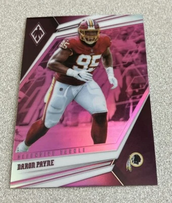 2019 Panini Phoenix Pink #63 Daron Payne Redskins /199 - Image 1 of 2