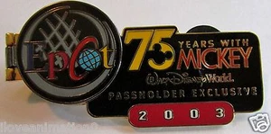 Disney WDW 75 Jahre mit Mickey Passholder Mickey Mouse Pin ** - Bild 1 von 2