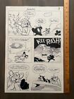 💥 Mighty Mouse Fun Club 1950s Silver Age Original Comic Art Page 19 x 13 💥