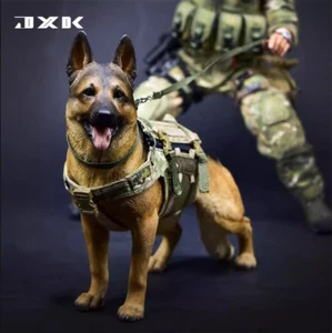 1:6 German Shepherd Dog  Statue Figure Animal Model Canidae Collector Toy Gift - Picture 1 of 20