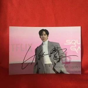 Squid Game Park Sung Hoon 6 inch Autograph - Picture 1 of 1