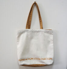 [Japan Used Bag] Foundation Louis Vuitton Canvas 100 Cotton Tote Bag Off-White/B
