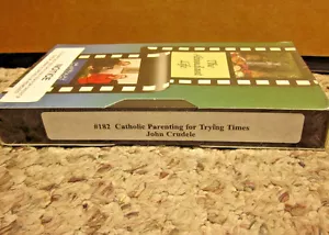 CATHOLIC PARENTING For Trying Times VHS John Crudele NEW Christian Edmund Sylvia - Picture 1 of 2