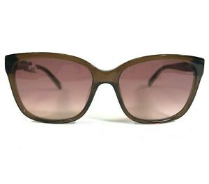 Nine West Sunglasses NW581S 210 Brown Cat Eye Frames with Red Lenses 56-16-135