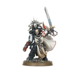 Warhammer 40K - 1x Space Marine Black Templars Primaris Marshal, New, No Box - Picture 1 of 2