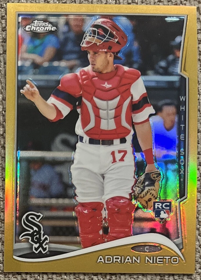 Adrian Nieto 2024 Topps Chrome Update Gold Refractor RC #’D /250 White Sox ESE - Image 1 of 2