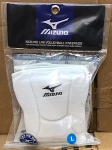 Mizuno Knee Pads Unisex White Large E22 - Picture 1 of 5