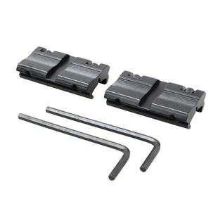 1 Pair 11mm Dovetail to 20mm Picatinny/weaver Rail Adapter Mount Converters - Picture 1 of 7