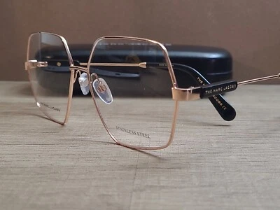 Armações de óculos femininas Marc Jacobs MARC 594 DDB ouro irregular cobre 56 14 140 - Imagem 1 de 4