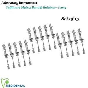 15 Stück - Dental Band & Retainer Tofflemire Matrix restaurative Instrumente CE - Bild 1 von 4