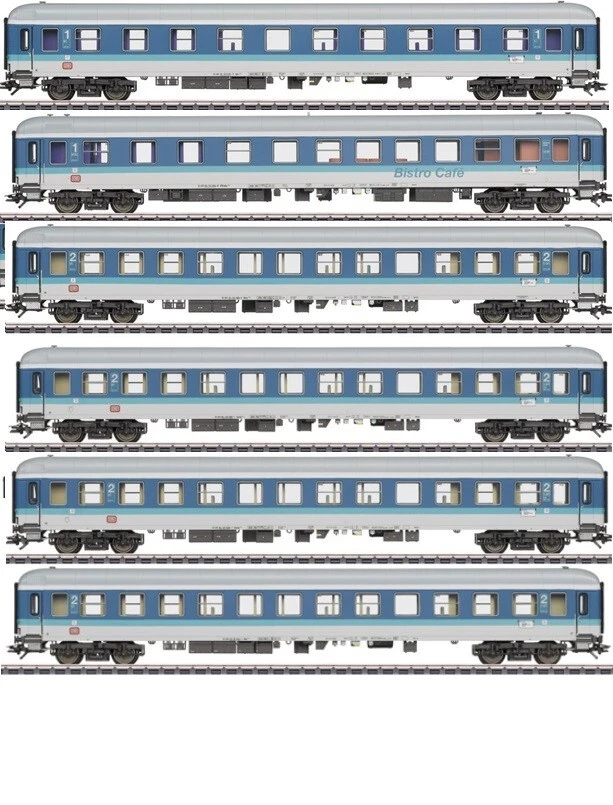 Märklin 43900 Jeu de Voitures Passagers Interregio DB 3-tlg. Mhi 2023 Échelle H0