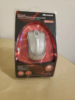 Microsoft Wireless Notebook Laser Mouse 6000 New - Image 1 of 4