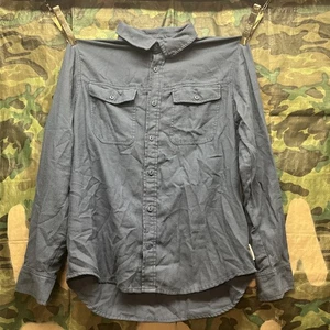 Outdoor Research Large Feedback Flannel Blue Chest Pockets - Picture 1 of 4
