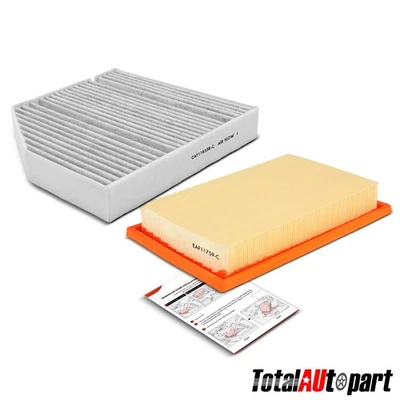 Filtro de aire de cabina de motor y carbón activado para Mercedes-Benz GLC300 C300 C350e Foto 1 de 4