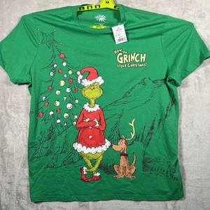 Dr. Seuss How The Grinch Stole Christmas Oversized Men's Tee Size 2XL - Picture 1 of 8