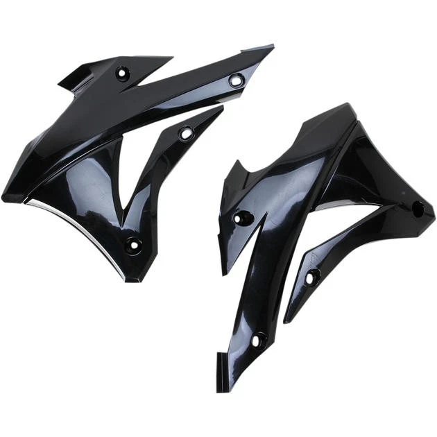 Capa de radiador Acerbis preta #2374070001 compatível com Kawasaki KX85/KX100 2014-2021 - Imagem 1 de 1