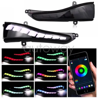 RGB Sequential Signal Light LED Mirror Smoked For 2014-2021 Infiniti Q50/Q60/Q70 - Изображение 1 из 4