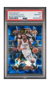 2023-24 Panini Select Cason Wallace Concourse Blue Cracked Ice Prizm RC #88 - Picture 1 of 2