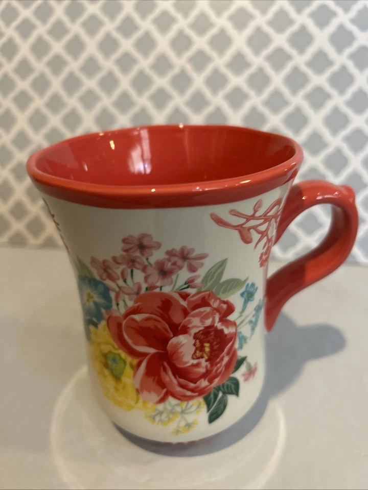 Caneca com padrão rosa Pioneer Woman -Stoneware - Imagem 1 de 4