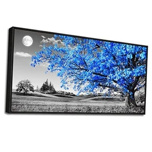 Framed Canvas Wall Art For Living Room Large Size Wall Decor For Bedroom Black - Picture 1 of 7