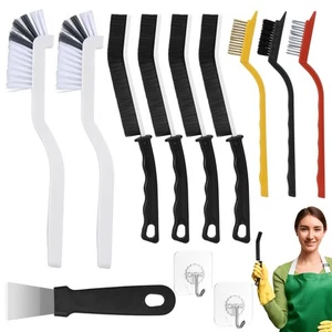 Crevice Cleaning Brush,12 Pcs Cleaning Supplies Cleaning Brush Tools,Hard Bri... - Picture 1 of 8