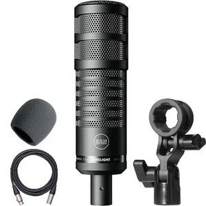 512 Audio Limelight Dynamic Vocal Microphone for Podcasting + Cable + Windscreen - Picture 1 of 7