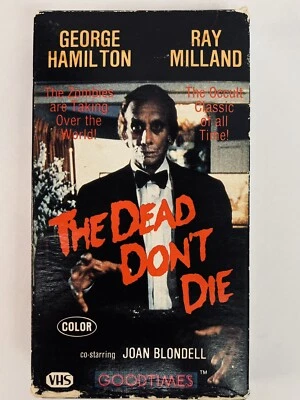 The Dead Don't Die VHS 1975 Horror George Hamilton "Occult Classic of All Time!" - Image 1 of 4