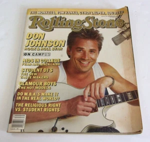 Used Rolling Stone Magazine #483 September 25th 1986 Don Johnson Cover - Picture 1 of 2