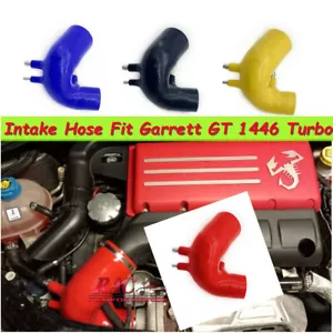 For Abarth 500 595 695 Parts with Garrett 1446 Turbo Silicone Intake Hose Red - Imagen 1 de 6
