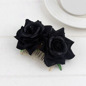 Bridal Boho Rose Flower Hair Comb Clip Hairpin Wedding Hair Accessories Party❀
