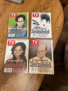 Special Edition TV Guide • A FAREWELL TO SEINFELD • MAY 9-15, 1998 • Set of 4 - Imagen 1 de 2