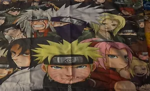 Naruto Bedding Set Duvet Cover Sets FULL Size 79x90 Two Shams Anime New - Picture 1 of 9