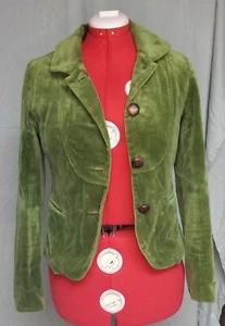 J Crew Woman's 8 Peacoat Green Velvet Fall 2007 - Picture 1 of 12