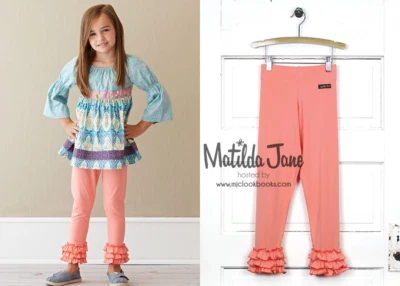 NEW Matilda Jane Sherbet Ruffle Leggings size 4/10/12 - Image 1 of 2