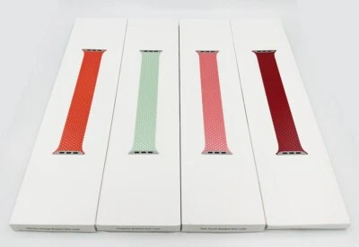 Official Genuine Apple Watch Braided Solo Loop Strap 42/44/45mm -Size 6- RRP £99