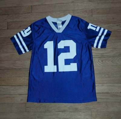 Camiseta Steve Smith Youth L 14-16 New York Giants #12 azul futebol americano NFL - Imagem 1 de 4