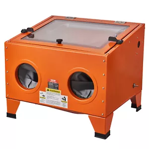VEVOR 25 Gallon Sandblasting Cabinet Benchtop Cabinet with Blasting Gun 4 Nozzle - Picture 1 of 12