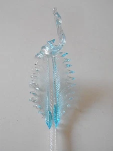 MURANO KRONLEUCHTER VENEDIG ERSATZTEIL SPARE PART RECHANGE GERADE BLATT FoD10/3 - Bild 1 von 5
