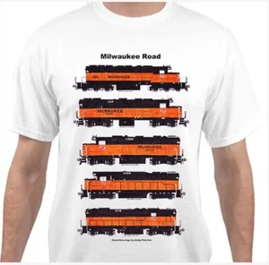 Camiseta Milwaukee Road Locomotives #2 Railroad de Andy Fletcher - Imagen 1 de 1
