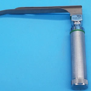 Welch Allyn 60813 (w/ bulb) Laryngoscope Handle Set, SUNMED Mil 3  Blade Works - Picture 1 of 8