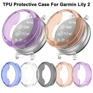 Shell TPU Protective Cover Frame Screen Protector for Garmin Lily 2 - Photo 1 sur 17