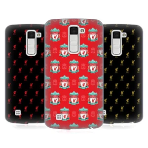 LIVERPOOL FC LFC CREST & LIVER BIRD PATTERNS HARD BACK CASE FOR LG PHONES 3 - Picture 1 of 10