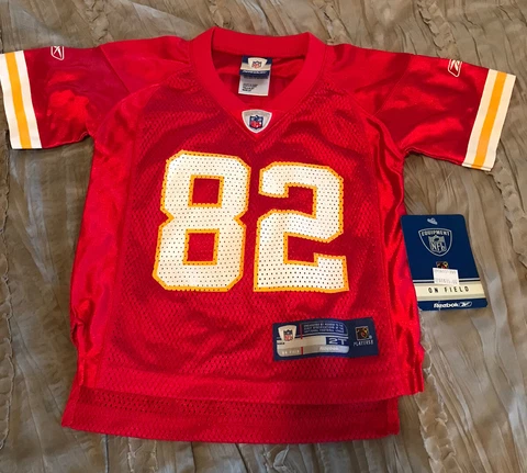 DANTE HALL Kansas City CHIEFS Football Replica REEBOK Toddler 2T Jersey NEW Cover