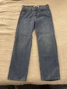 Levi's 550 Relaxed Boys 18 Red Tag Medium Wash Denim Blue Jeans 29x29 All - Picture 1 of 6