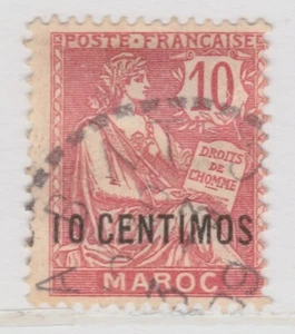 FRENCH MOROCCO 1902-10 10c Used Stamp A4P13F39724 - Picture 1 of 1