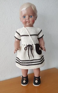 Puppenkleidung, Puppenkleid, Handtasche und Schuhe für Puppen bis 46 cm - Bild 1 von 6
