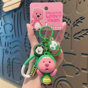 Dress up Ruby Keychain Pendant, Dress up Like Cute Ruby - Dinosaur Keychain - Picture 1 of 1