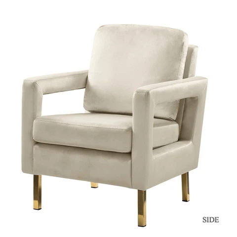 Karat Home Anika Accent Chair - Tan  MSRP $624.00 Cover