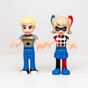 NUEVO (Lote de 2) LEGO DC Superhero Girl Harley & Steve de 41231 Minifiguras (shg - Imagen 1 de 6