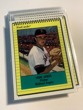 TODD JAMES 1991 ProCards Midland Angels PWE SHIP